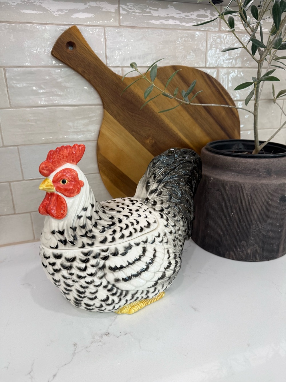 Vintage Otagiri Rooster Cookie Jar | Handcrafted Japan